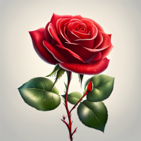 A red rose with HD quality